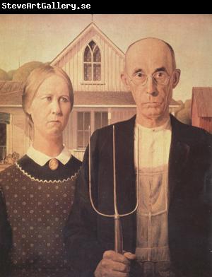 Grant Wood American Gothic (nn03)